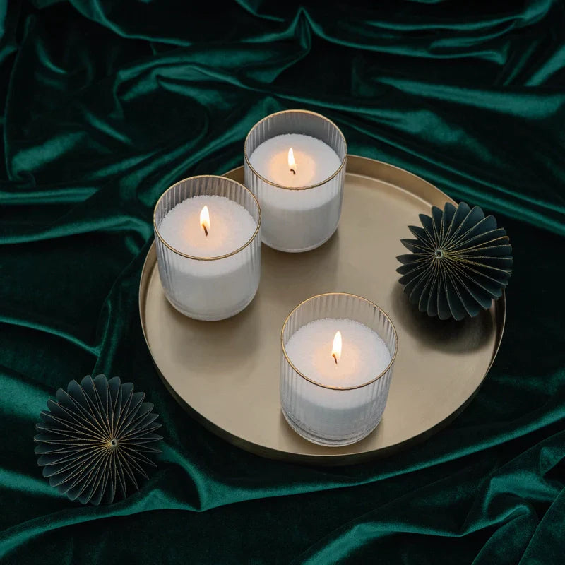 Candle Wax Pearls with Candle Jar