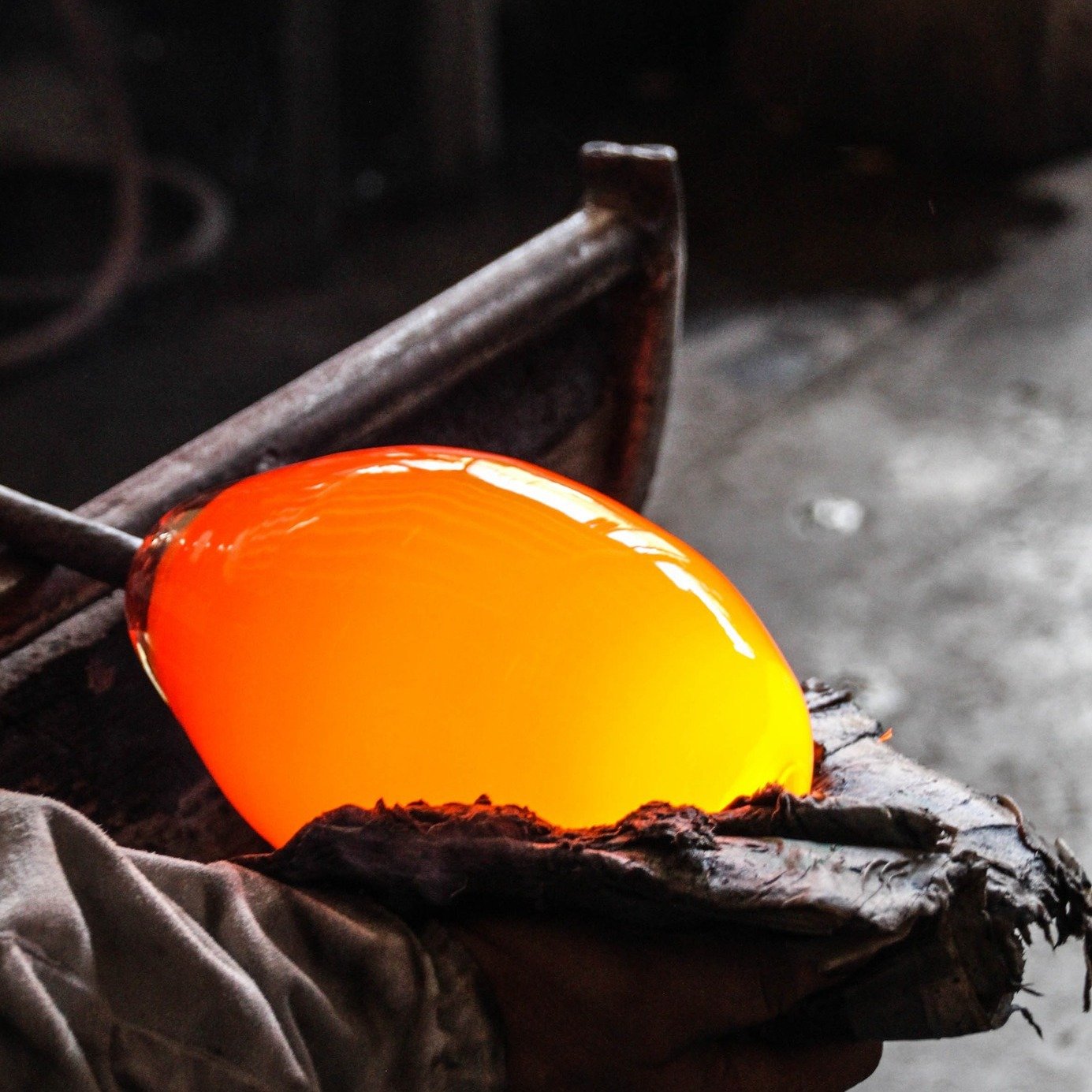 Glass Candle Holder - Pot
